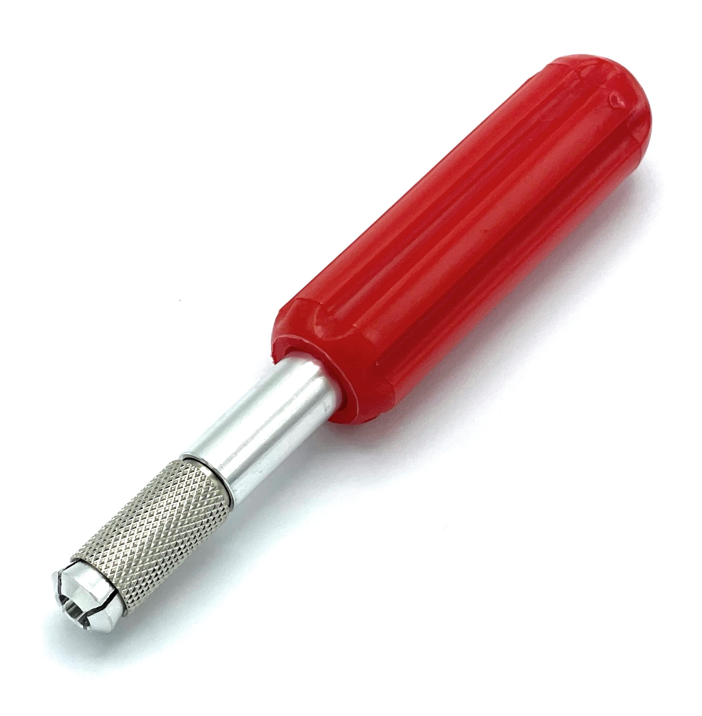 CCA Router Blade Holder Exacto red Handle Floor Tool with Quick Twist Blade Change