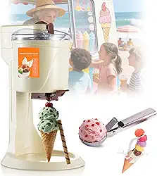 MáQuina De Sorvete De Mesa, MáQuina De Sorvete Cremoso Com Coletor De Bolas De Sorvete, RemovíVel E LaváVel Para Uso DoméStico, Iogurte Congelado