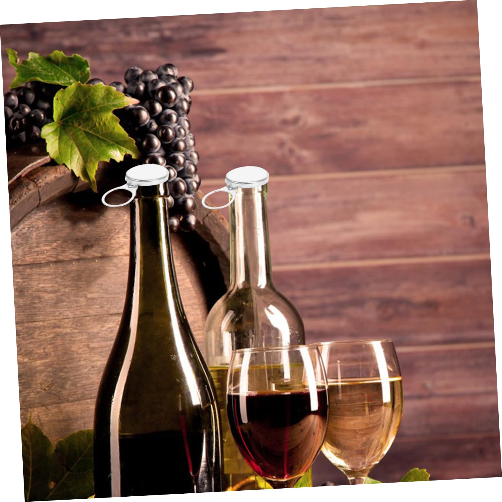 Cabilock 3sets Aluminum Soda Bottle Caps Reusable Pull Ring Lids for Beer and Wine for Bars Restaurants and Parties Leakproof Design to Preserve Freshness 24pcs*3