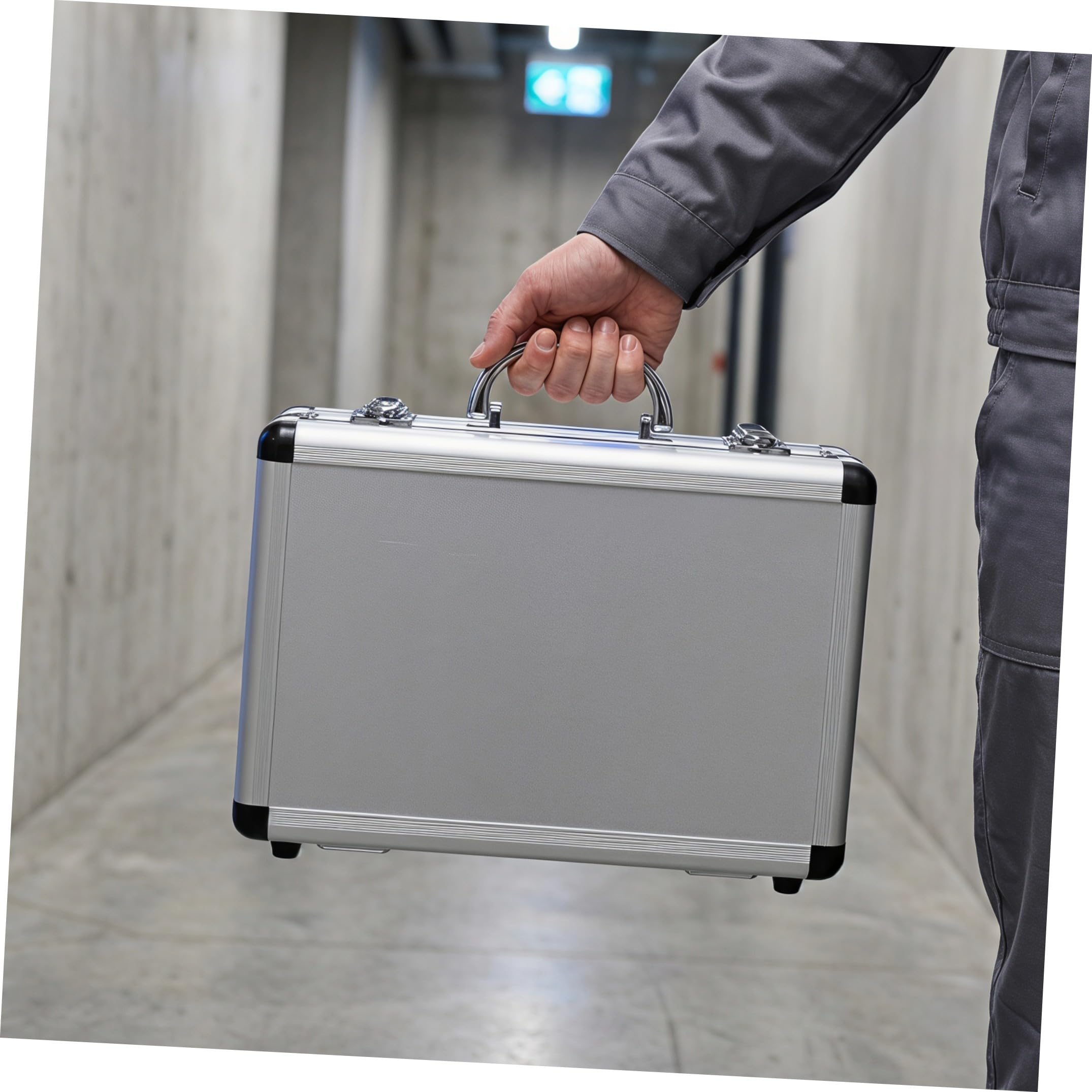 Malette Rangement Outils Aluminium 32X23X11Cm avec Serrure À Code Boîte De Rangement Sécurisée pour Usage Domestique Et Clés À Molette