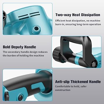 Electric Wall Smoothing Machine - Cordless Wall Mortar Finishing Machine with 6 Speed Setting with Switch, Electric Finishing Trowel for Smoothing, Polishing & Renovation