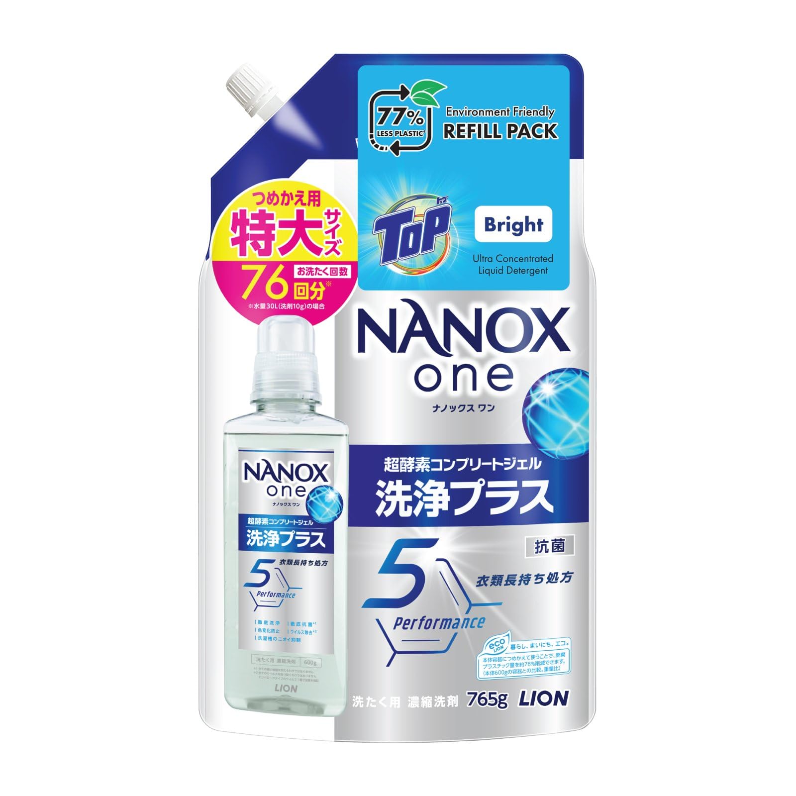 LION ライオン NANOX one スタンダード 詰替用特大 820g