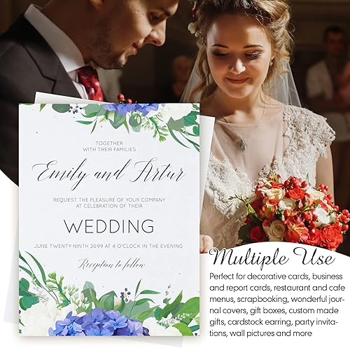 Miniatura 4 de 200 hojas de cartulina de 8.5 x 11 pulgadas, papel grueso para impresora de cartulina de 250 GSM, cubierta de 92 libras, tarjeta de texto de 170