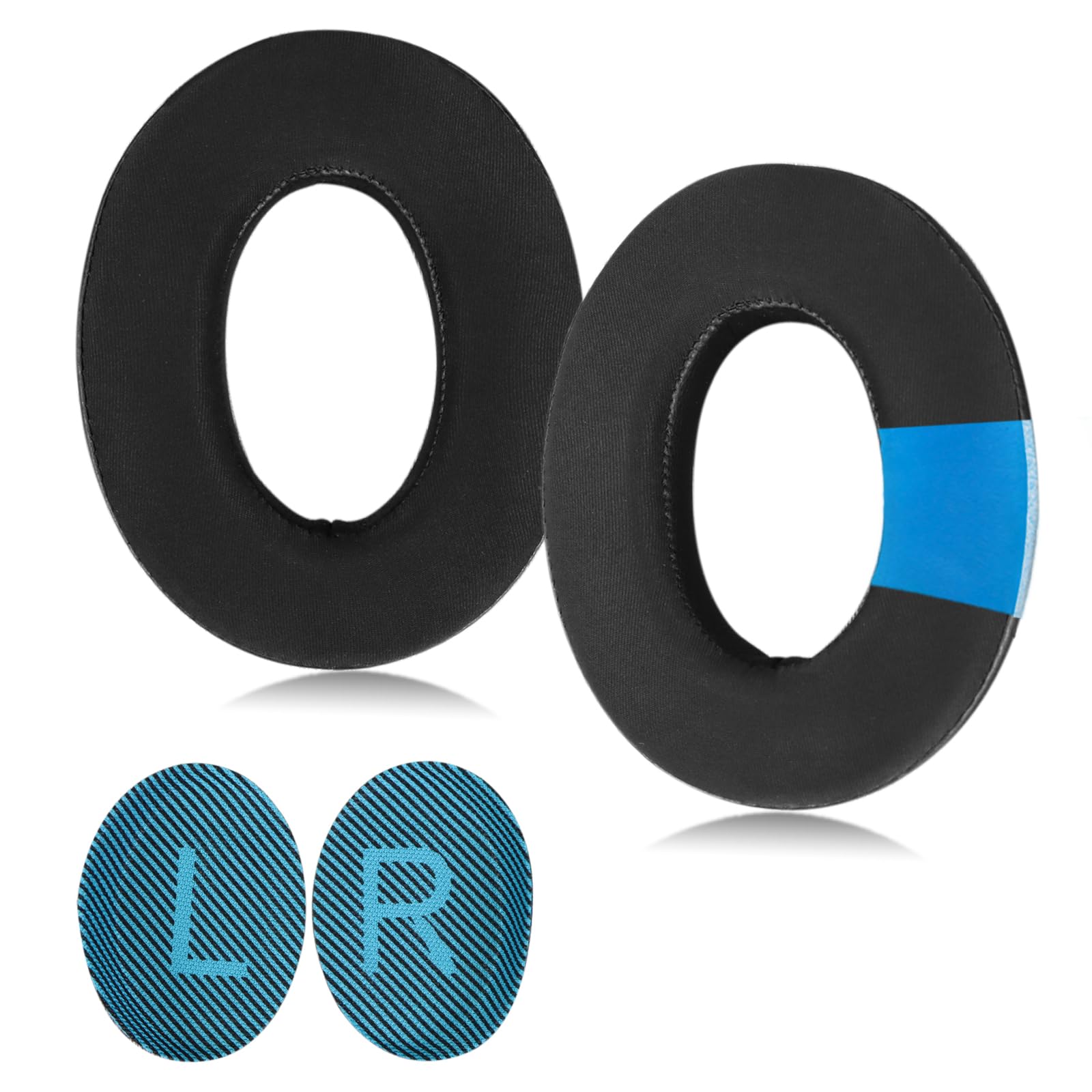 SINOWO Cooling Gel Earpads Replacement for Bose QuietComfort 35 (QC35) & Quiet Comfort 35 II (QC35 ii) Headphones,Ear Pads Cushions with Noise Isolation Foam(Blue) - Image 3
