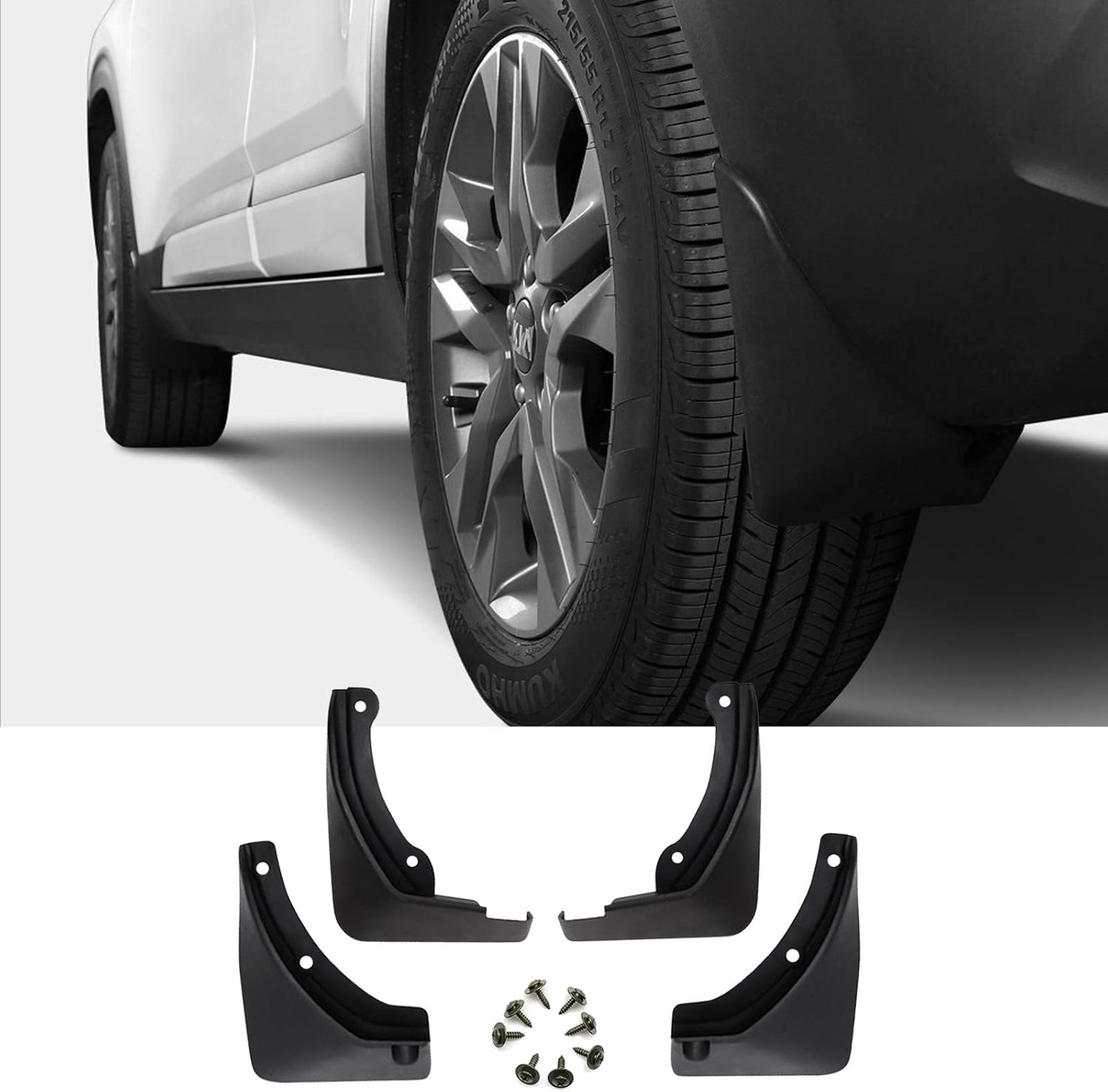SKTU Mud Flaps for 2021 2022 2023 2024 Kia Seltos Splash Guards Mud Fender 2023 2024