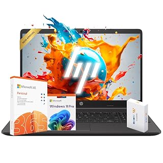 HP 15 Laptop for Home or Work, Windows 11 Pro with Microsoft Office 365, 15.6" FHD LED Display, 16GB RAM, 1TB SSD, Copilot AI-Ready, AMD Powerful Processor, Ethernet Port, SD Card Reader, WOWPC USB - Amazon product rated Grade A