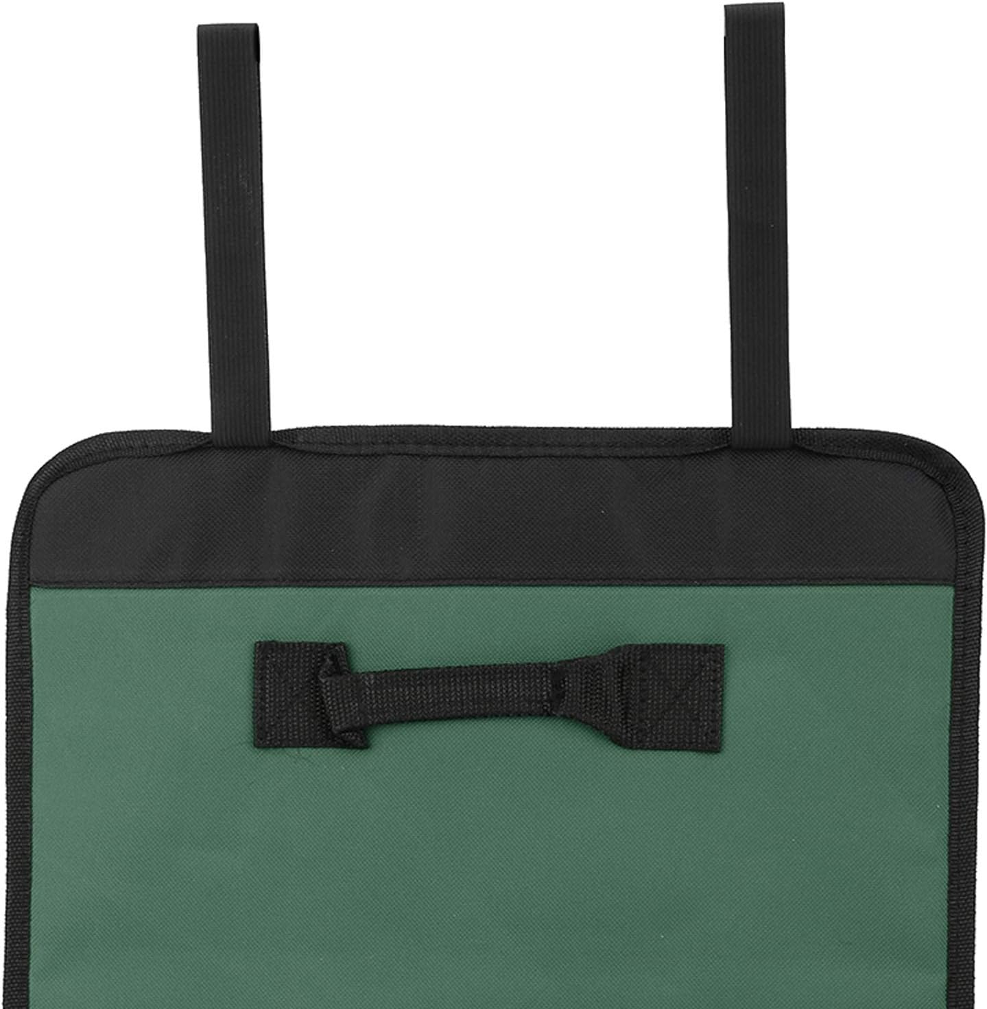 Folding Tool Bag, Durable Foldable Tool Bag, Safe Tool Roll Bag, Easy for Pliers Car Truck Screwdrivers(green)