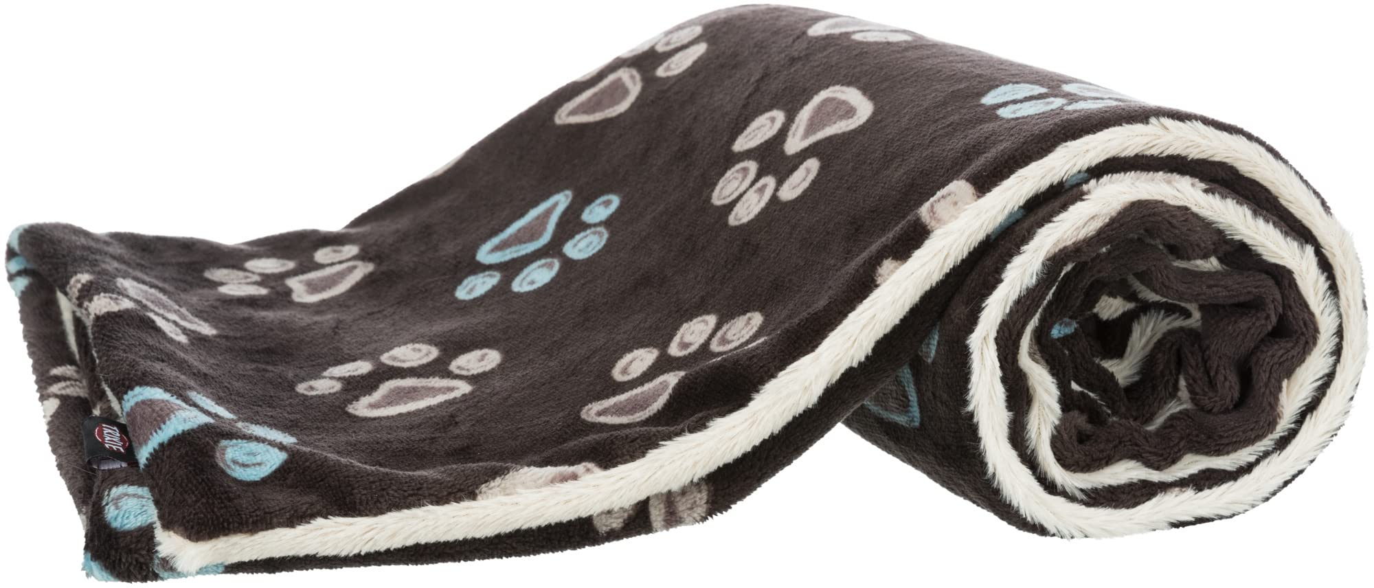 Jimmy Blanket, Soft Plush, 150 × 100 cm, Taupe and Beige - Image 2