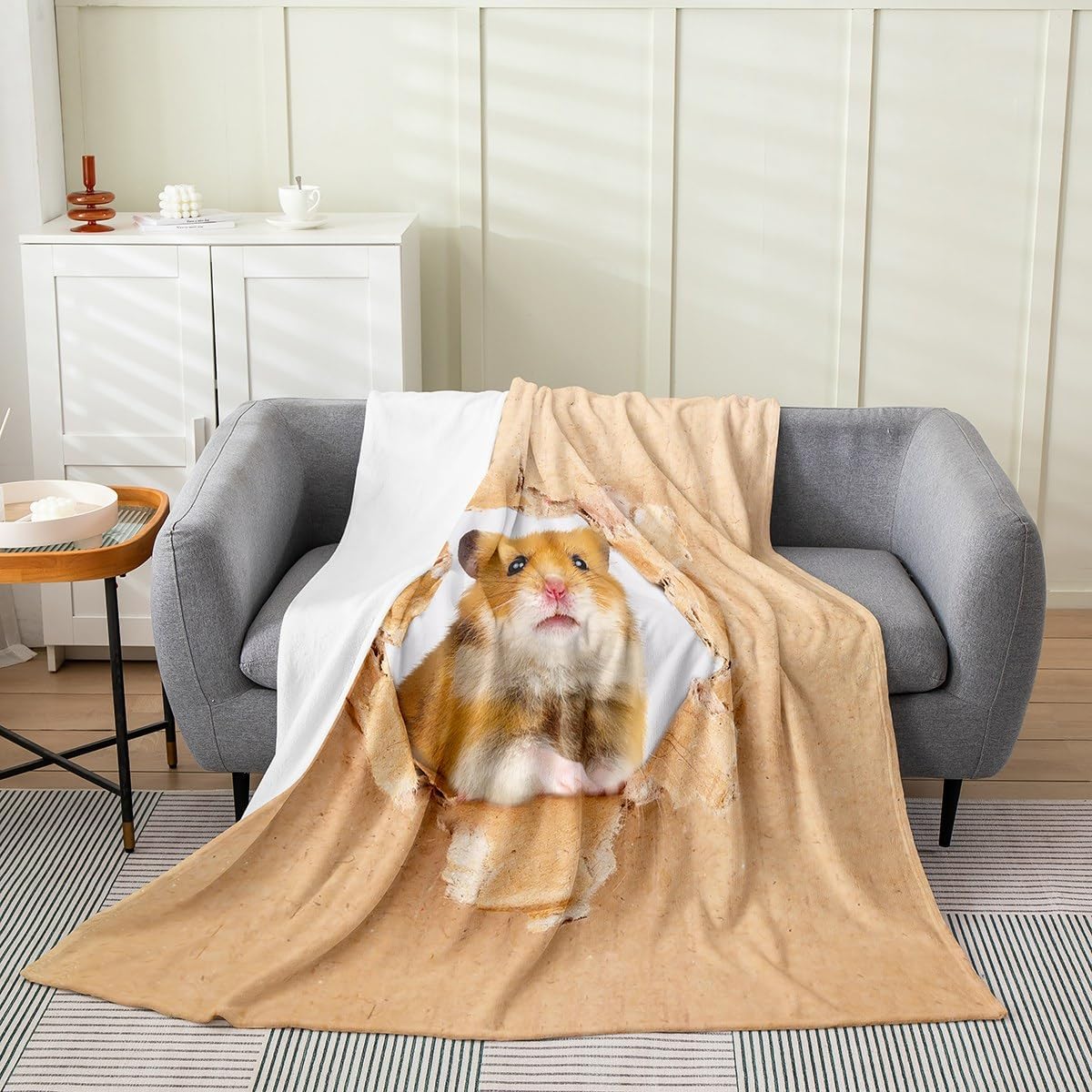 Erosebridal Pheasant Hunting Throw - Queen Inch Black Dog Boho Farmhouse Wild Animals Fleece Sherpa Blanket for Men Boys Adults Kid