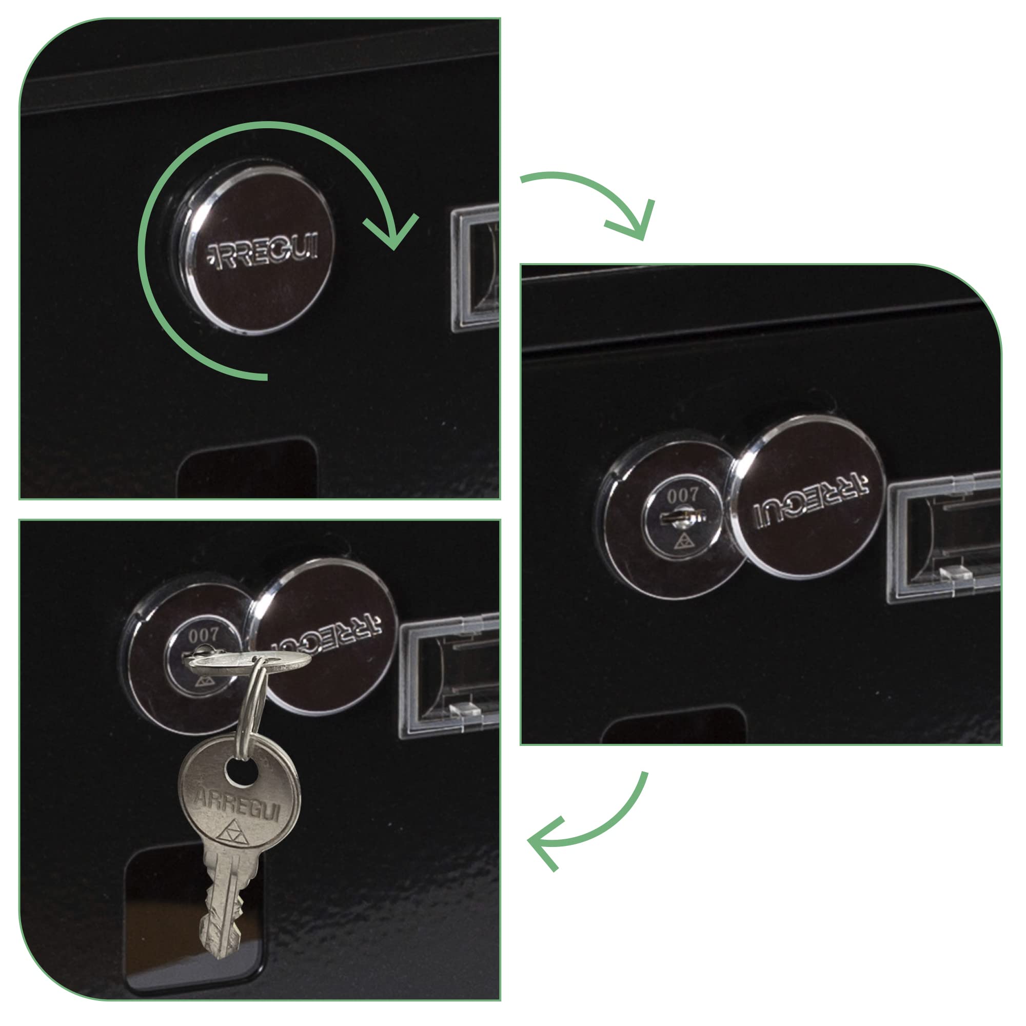 Cassetta Postale Arregui Chance - Acciaio Bianco, Serratura Coperta, Portanome - Formato DIN A4 - Foto 3