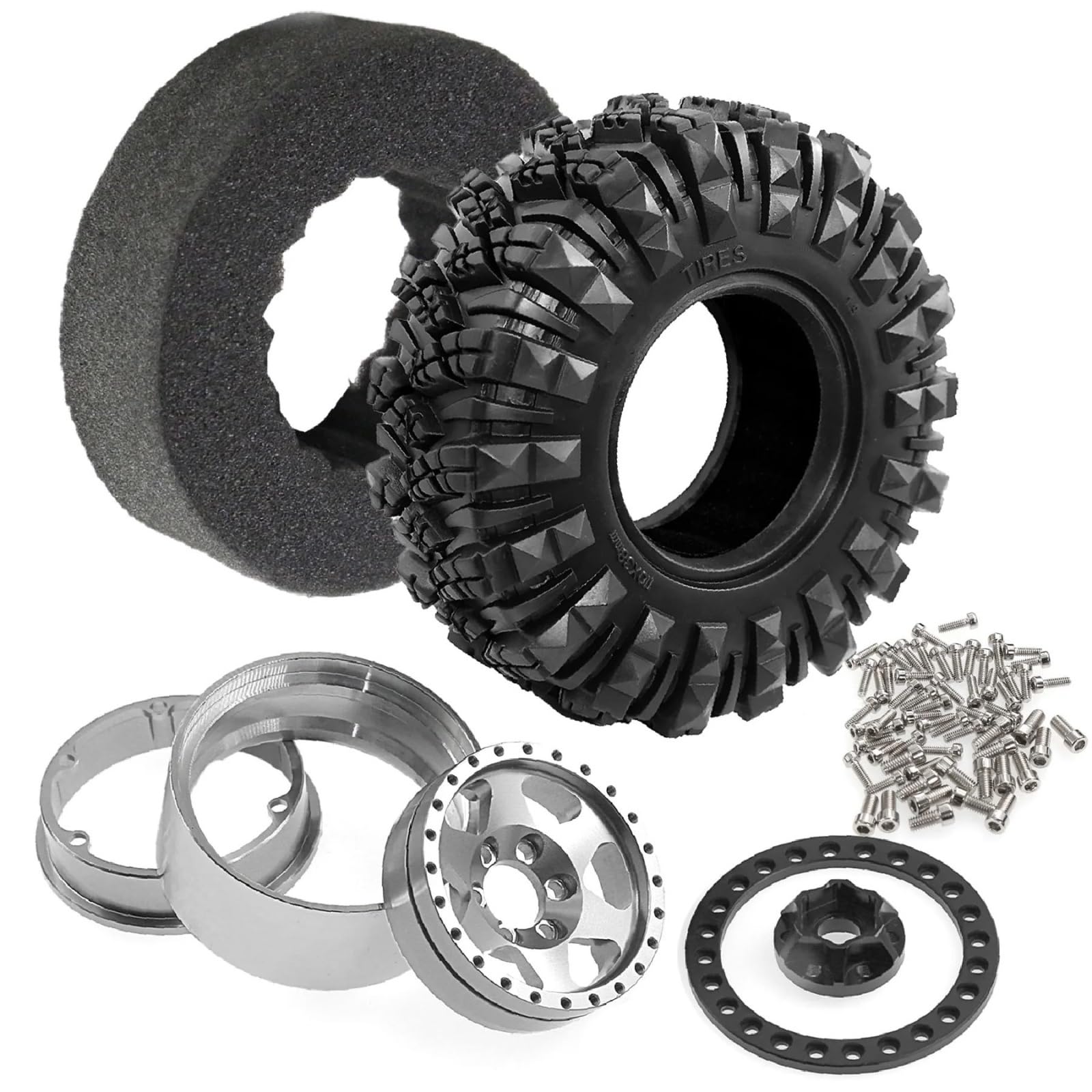 Pneumatici Ruote Da 1,9" Per Traxxas Per TRX4 Per TRX6 1/10 Auto