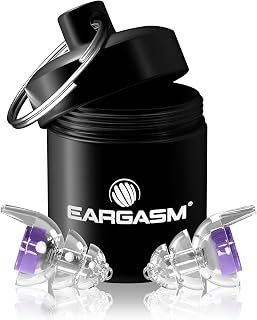 Eargasm Smaller Ears Hyperviolet Purple Earplugs - Noise Reducing Ear-Plugs for Hearing Protection at Concerts, Music Festivals, Loud Environments, Live Events, Sporting Events