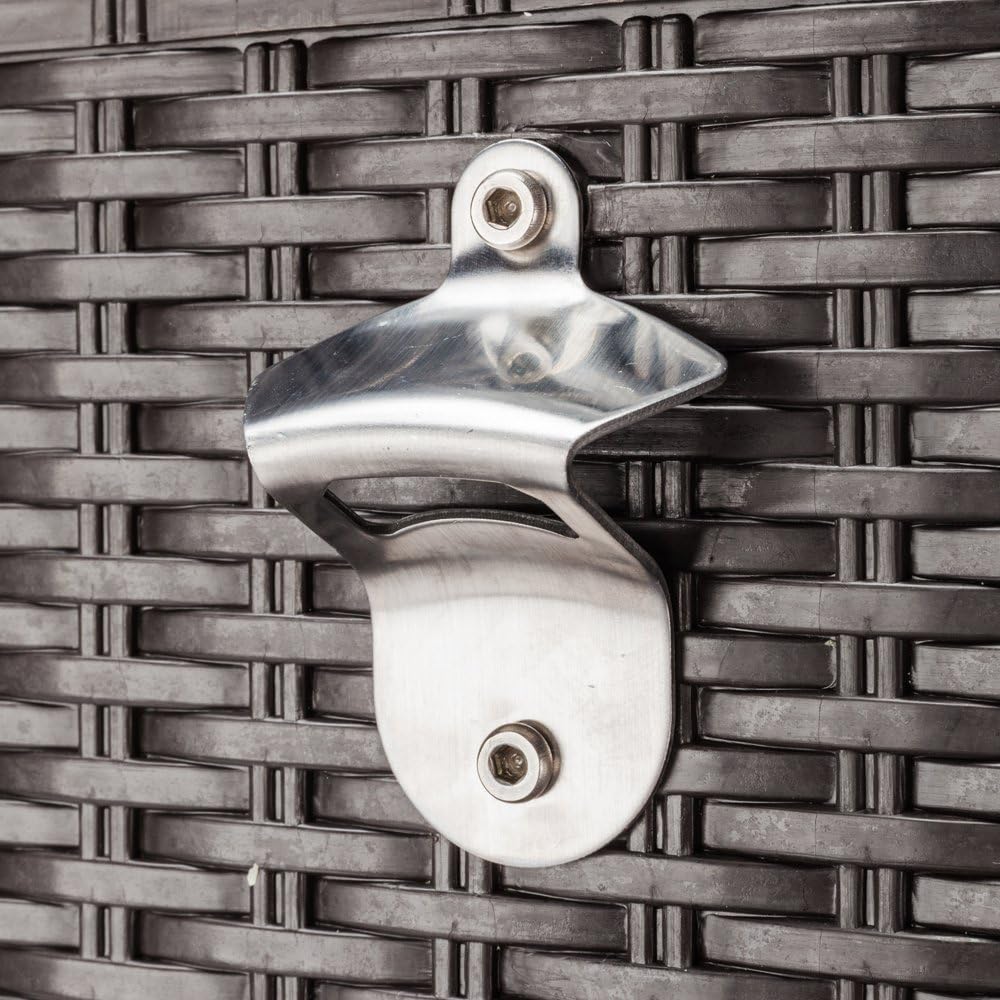 G GABRIELMODU CAIDE-Store Free Cover 80 Quart Outdoor Portable Cooler Cart with Wheels,Patio Ice Chest Cooler Cart on Wheel