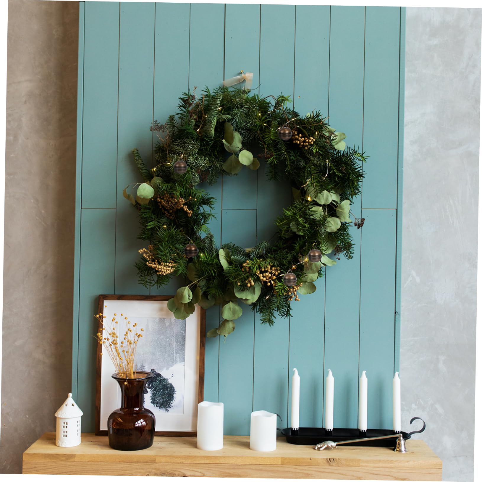 Amosfun 420 Pezzi campane di natale decorazioni natalizie da appendere con campanella bomboniere per feste pendenti natalizi ciondolo natalizio arredamento mini campanelli ferro da stiro
