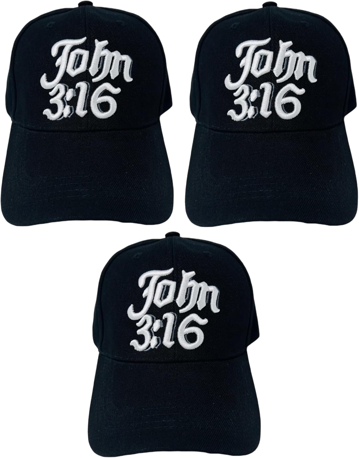 John 3:16 - Unisex Religious 3D Embroidered Baseball Cap