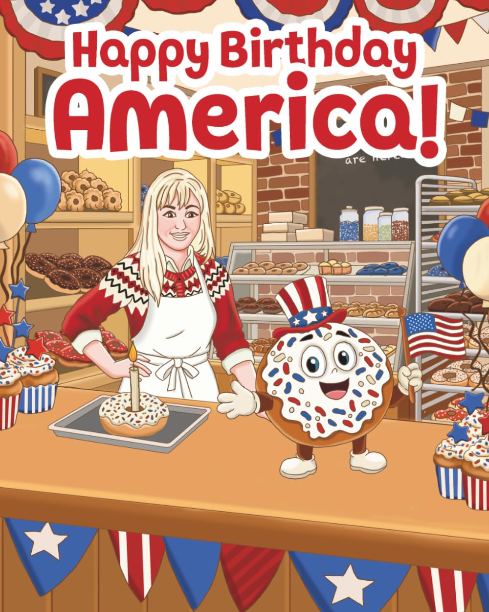 Happy Birthday America!: A Fun and Educational Patriotic Story Celebrating America's Birthday, Freedom, Courage, and the Meaning of July 4th