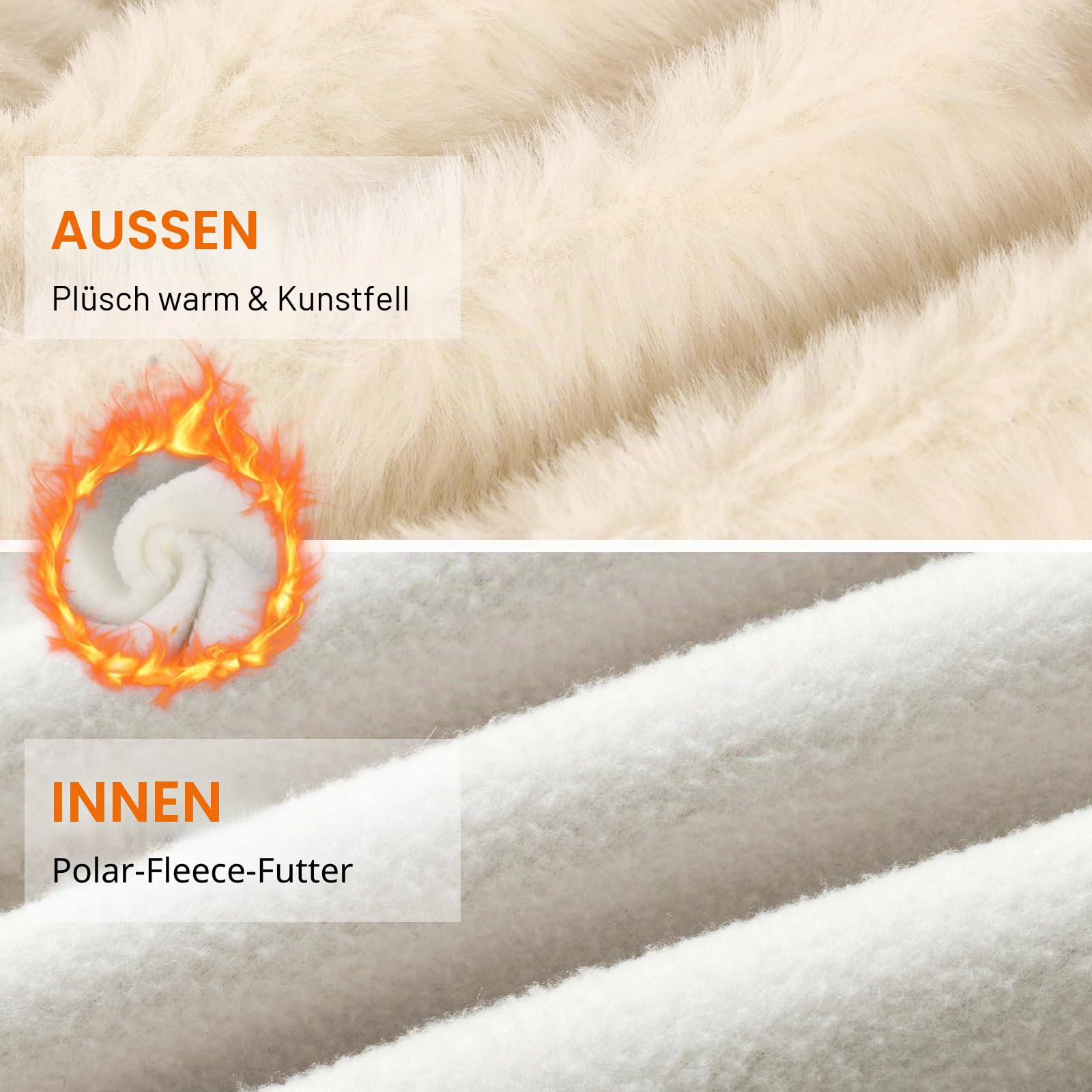 Sturmhaube Mütze Winter Thermo Fleece Balaclava, Winddicht Skimaske Warme Wolle kapuzenschal Gesichtshaube für Radfahren Snowboarden Skifahren Motorradfahren für Herren Damen