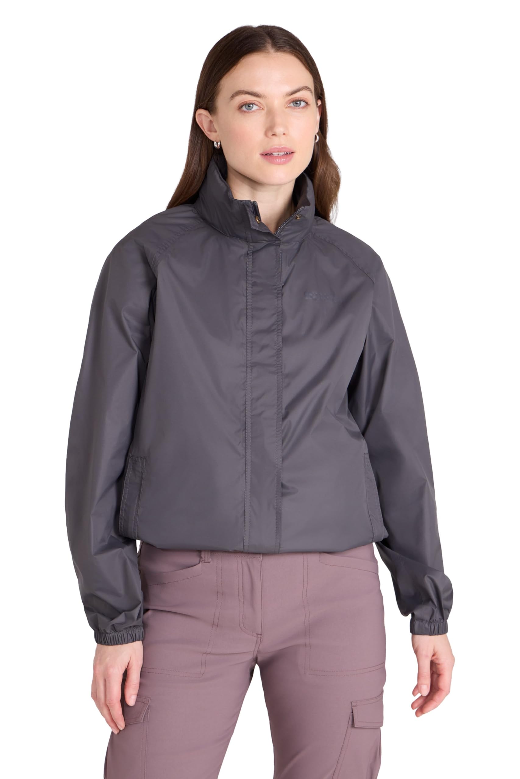Mountain Warehouse Pakka Womens Waterproof Rain Jacket Grey 20
