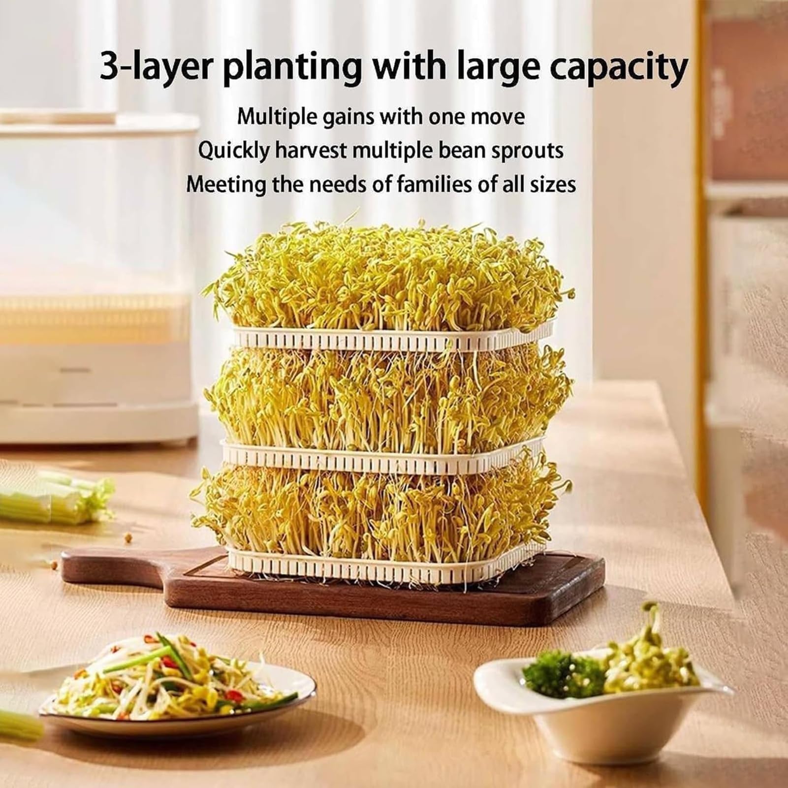 Kits de germinación de Semillas de Gran Capacidad, máquina Inteligente automática para germinar Semillas de Soja, máquina Inteligente para germinar Semillas