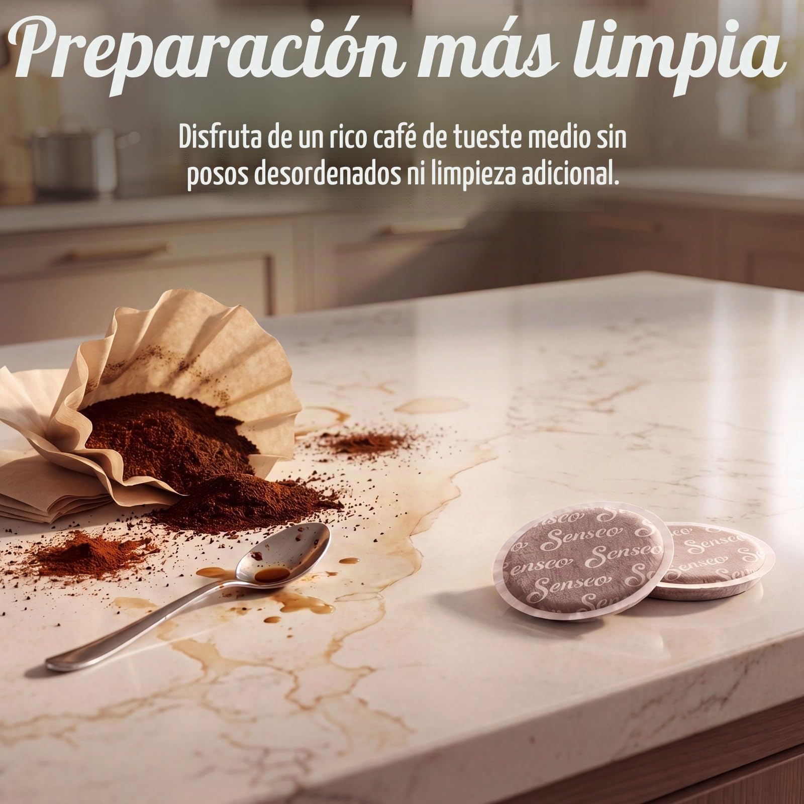 Senseo Classic Cápsulas monodosis de café, 3 unidades, sabor intenso y sabroso, 144 cápsulas
