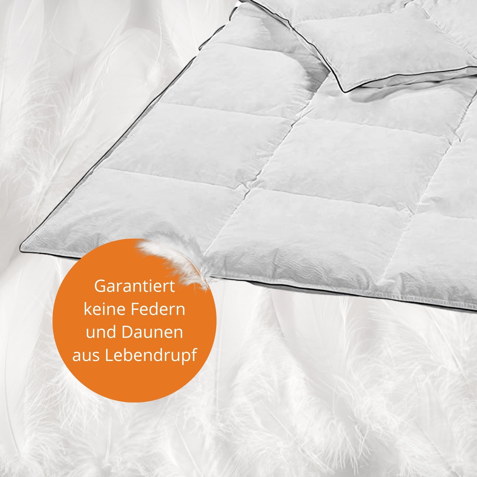sleepling 200x200 cm ultralicht Dekbed, licht en dun Zomerdeken, Microvezel extra light summer duvet 200 x 200 cm, zomerdekbed blanket, wit