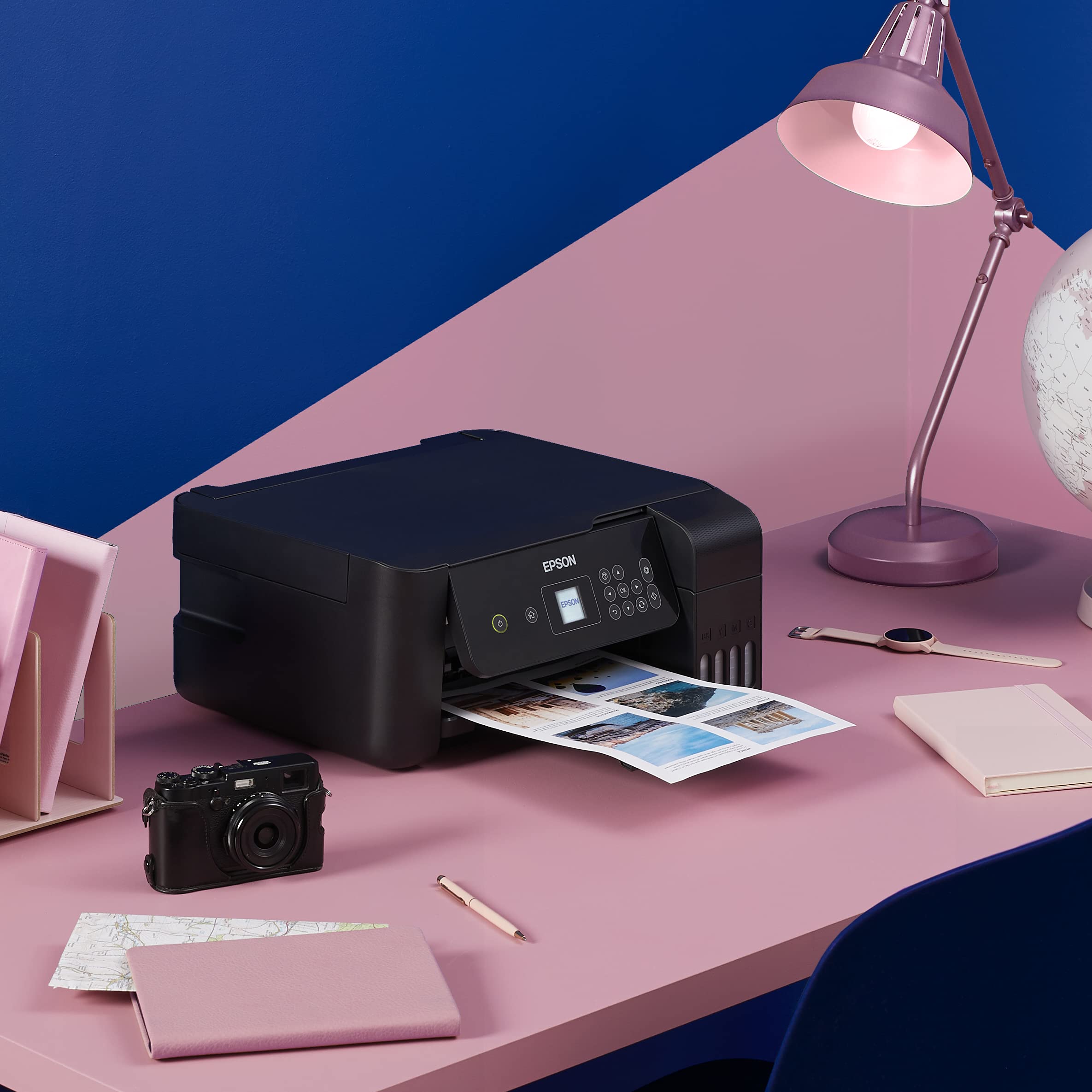 Epson EcoTank ET-2720 Stampante Inkjet 3-in-1, Display LCD 3.7 cm, Stampa da Mobile