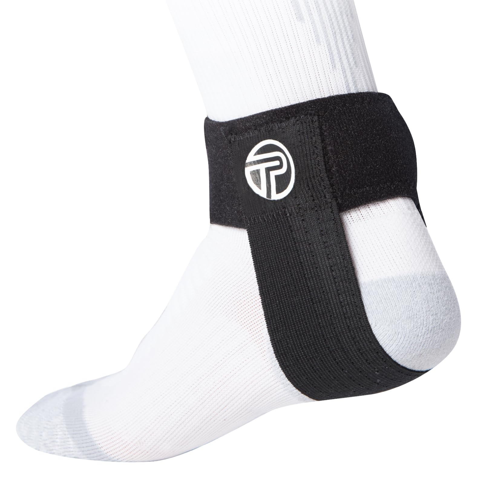 Pro-Tec Athletics Achilles Tendon Support, Tendinitis Relief, Compression Pad, Stabilization, Adjustable Strap & Heel Lift