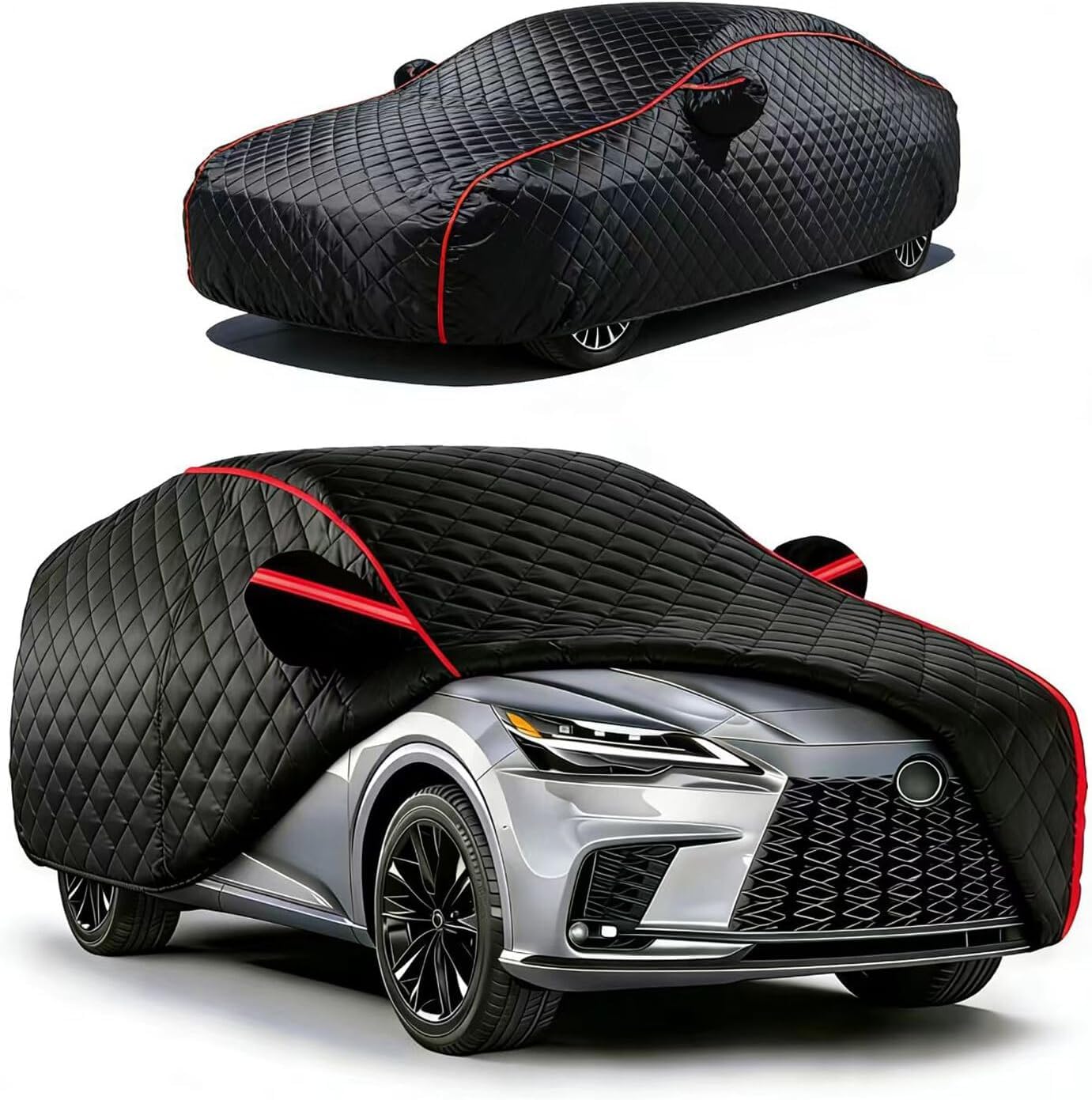 Housse Anti Grele Voiture pour Audi TT Mk2 2006-2014,Protection Grele Voiture,avec Doublure en Coton Epais,Couverture Complète,Toutes Saisons wj517