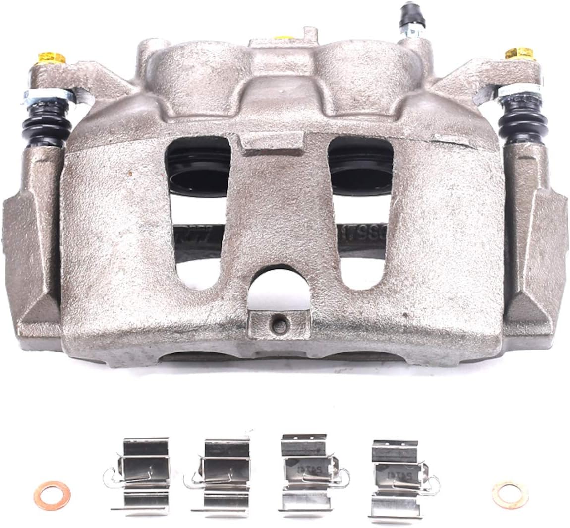 Power Stop Front Left L5402 One Stock Replacement Brake Caliper For Chrysler Pacifica, Chrysler Town & Country, Chrysler Voya, Dodge Grand Caravan, Ram C/V, VW Routan [Model Specific]