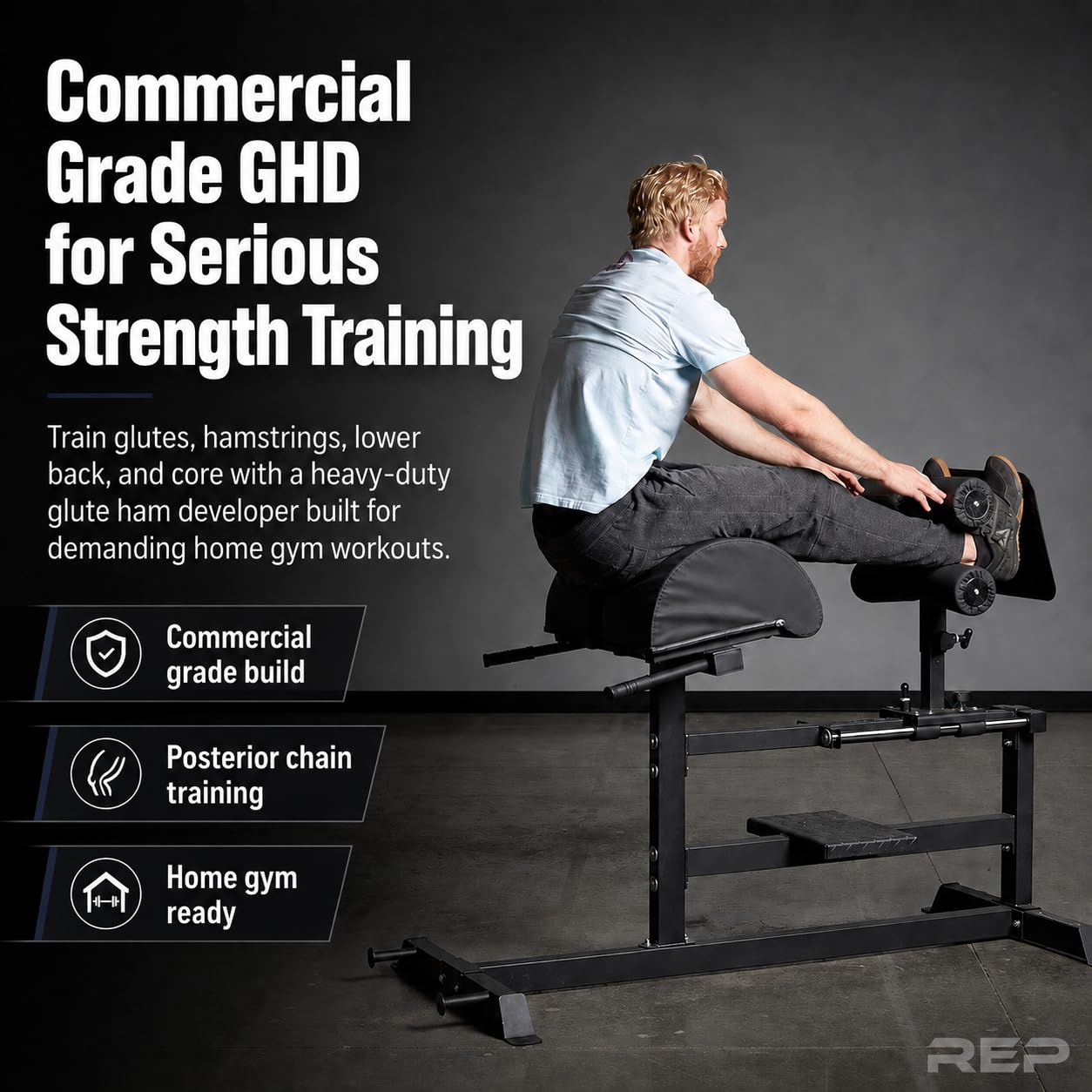 【REP FITNESS GHD】美品／使用期間短い／使用回数少なめ！ Amazon.com: REP Fitness Glute Ham Developer, Commercial Grade GHD