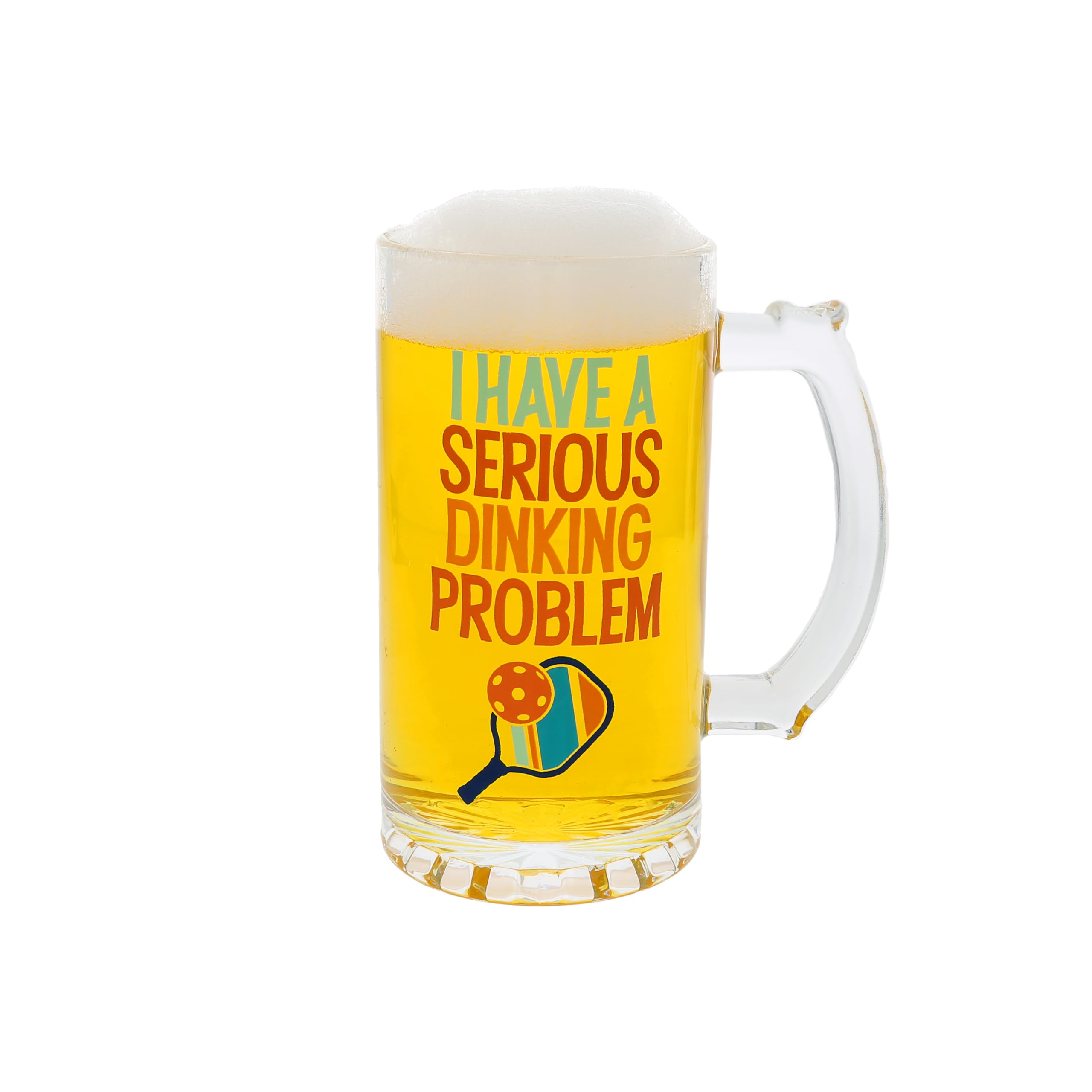 Vaso de cerveza de pickleball Pavilion 16 oz cristal resistente