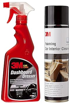 3M Interior Cleaner 580g & Dashboard Dresser 500ml Combo