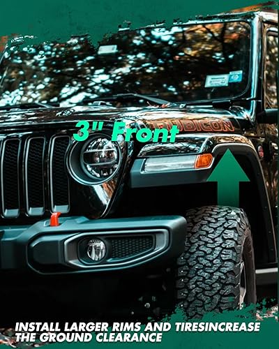 Miniatura 5 de SCITOO Kit de elevación de nivelación delantera de 3 pulgadas para Jeep Grand para Cherokee 2005-2010, Commander 2006-2010, 2 kits de nivelación