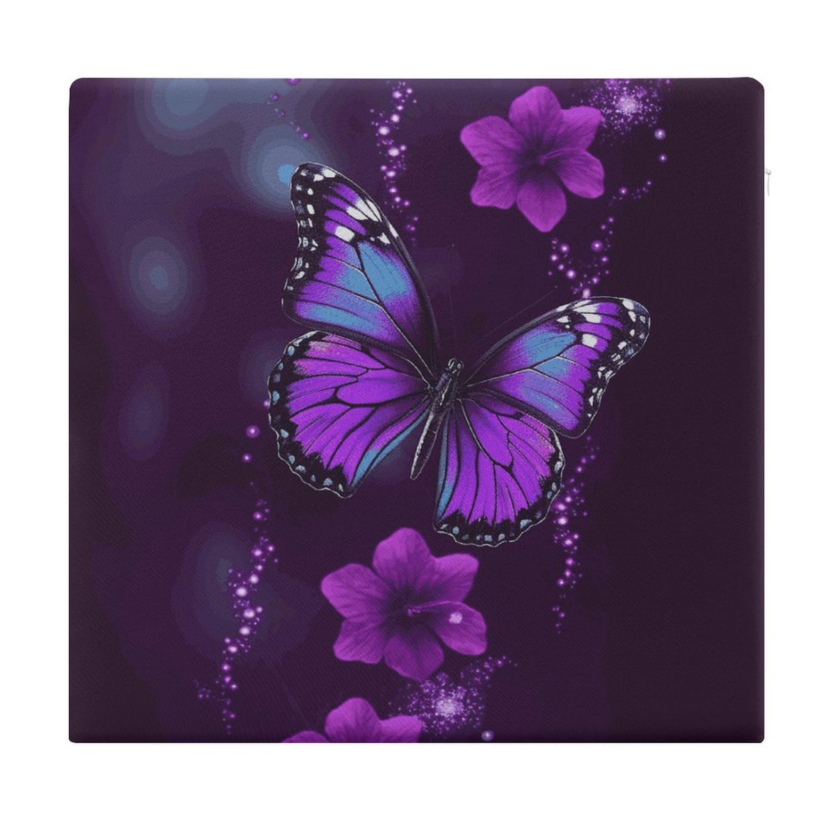 Coussin de sol de méditation pour adultes et tapis de pique-nique en plein air carré violet 38x35