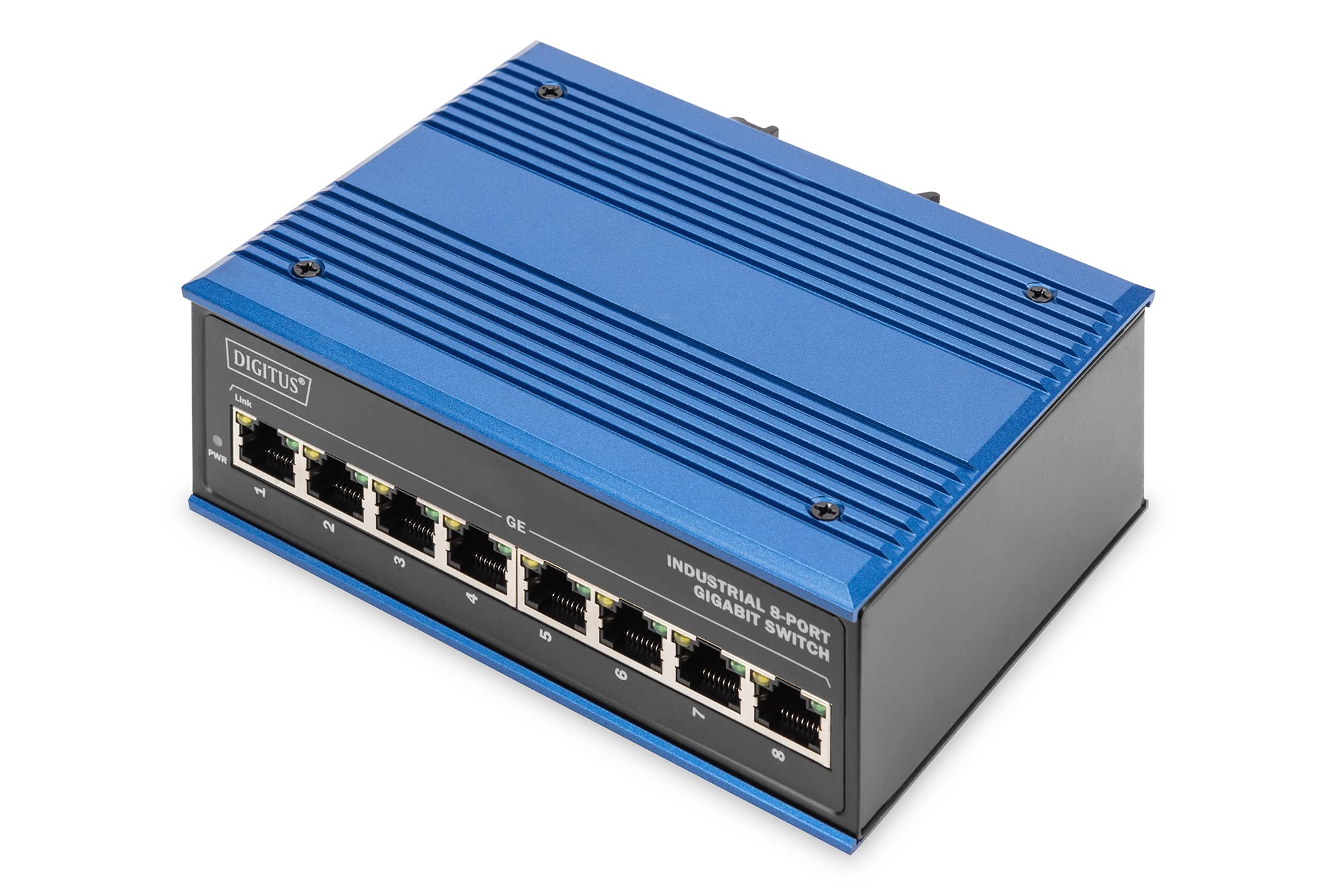Assmann Electronic Dn-651119 Network Switch Gigabit Ethernet (10/100/1000) Black/Blue 4016032458845