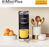 Vista 13 de Keurig K-Mini Plus Cafetera, Certificada Reacondicionada, Negro (Renovada)