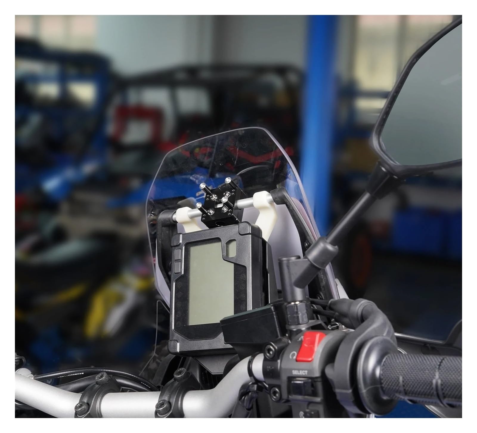 Motocicleta de Soporte de Navegación GPS Soporte Navegación Teléfono Soporte GPS Barra 12MM, Soporte R12 para Super para Tenere XTZ1200 para Tenere 700 XTZ700
