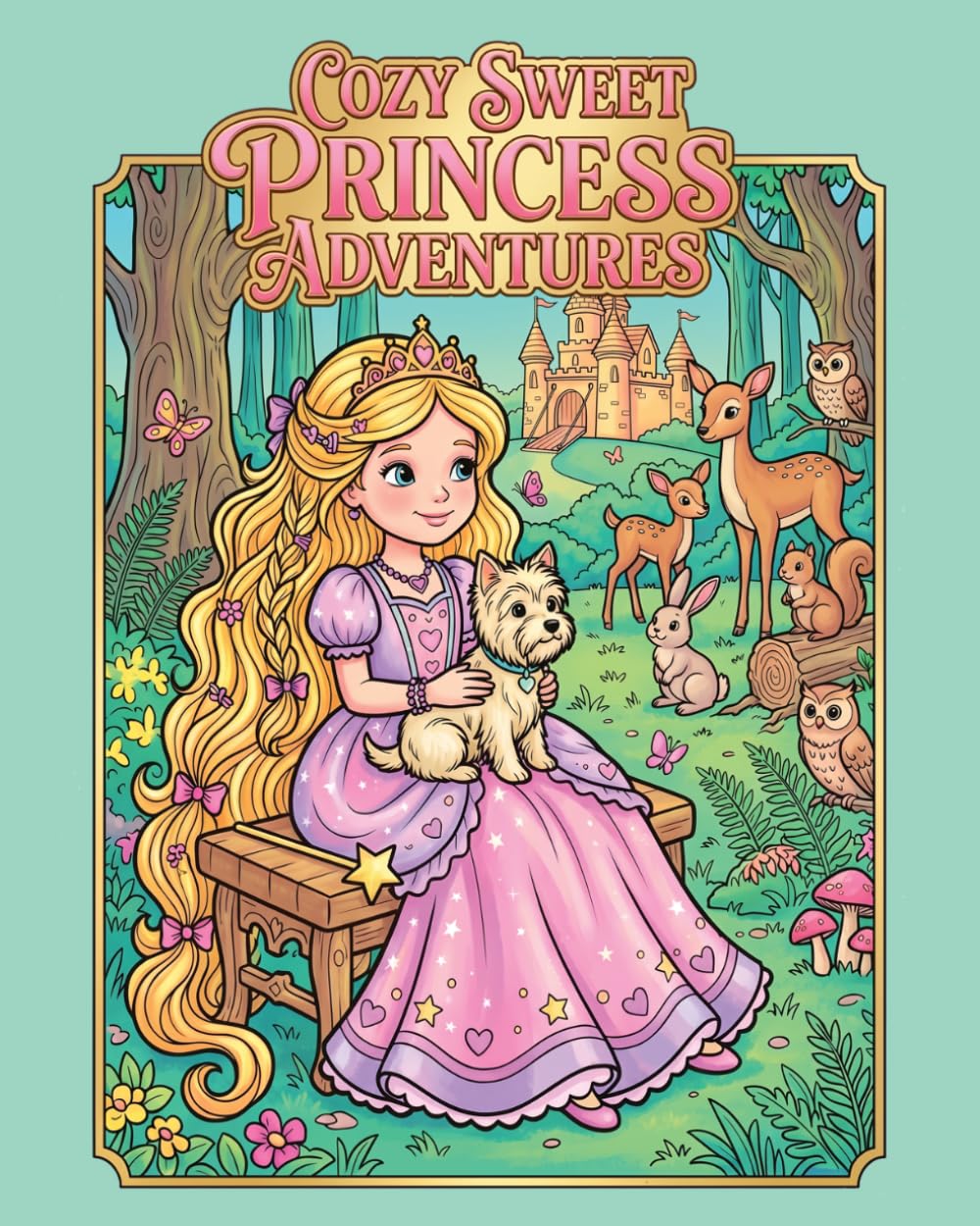 Cozy Sweet Princess Adventures: A Coloring Book
