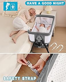 Best Bedside Sleeper Bassinets for Preterm infants 5 71NmpL6W3NL. AC SL289