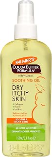 Palmer's Cocoa Butter Soothing Oil with Vitamin E - Pregnancy Dry Itchy Skin Relief, Anti-Itch Body Oil 5.1 oz