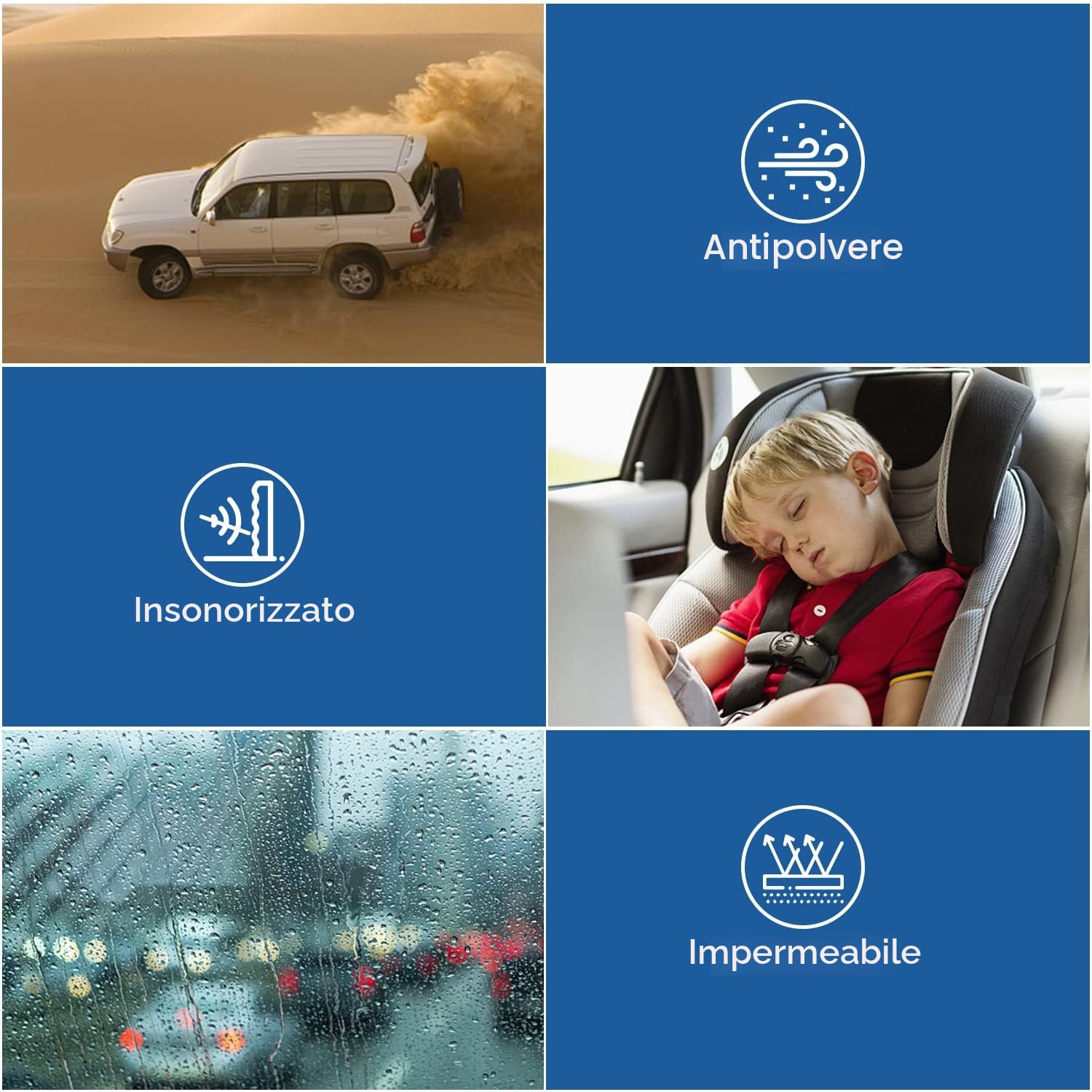 Protezione porta auto a forma di U protezione per porta auto in gomma anti-collisione proteggere per la maggior parte delle auto 4M nero