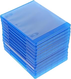 Veemoon Cobrir Caixas De 12 Peças Caixa De Armazenamento De CD Recipientes De Plástico Transparente Caixas De CD Transparentes Caixa a Transparente Estojo De Álbum De Armazenamento De