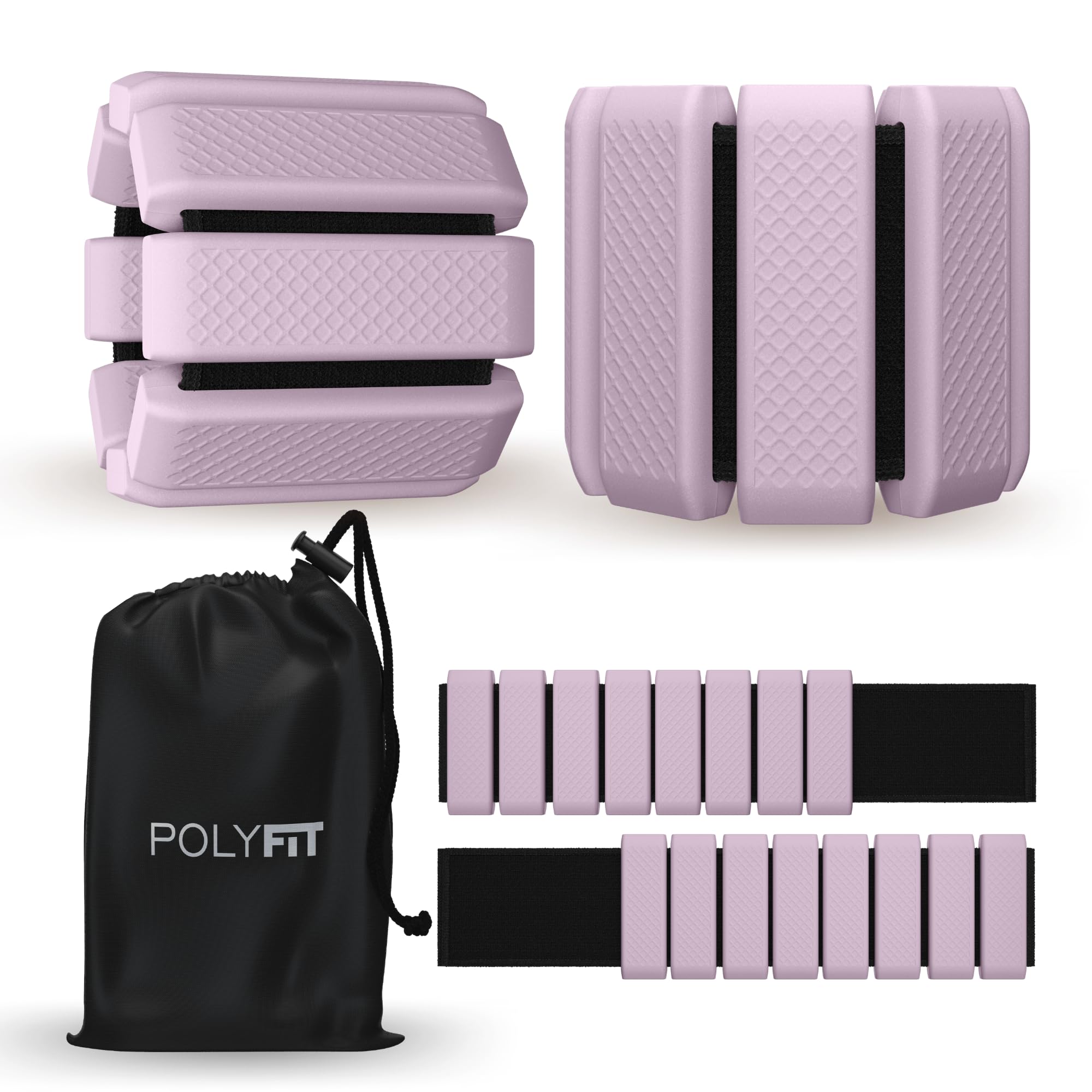 Wrist & Ankle Weights - 1 Pair - Wearable Ankle Weights for Women and Men - Wearable Bracelet for Exercise, Yoga, Walking, Running, Dance, Barre, Pilates, Cardio, Aerobics