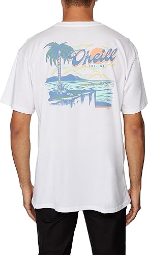 O'NEILL Camiseta tropical para hombre - Cómodas camisetas gráficas para hombre - Camiseta de manga corta serigrafiada