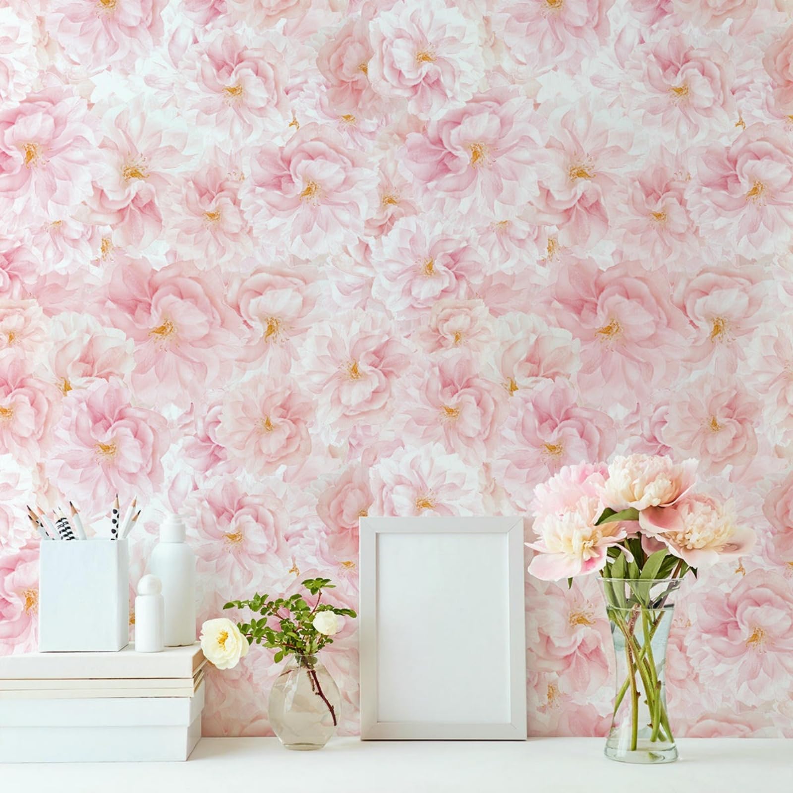 Papier peint style champêtre pour créer une ambiance douce au bureau