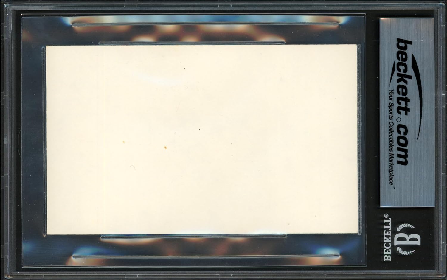 Johnny Unitas Autographed 3x5 Index Football Card Beckett BAS #17607402