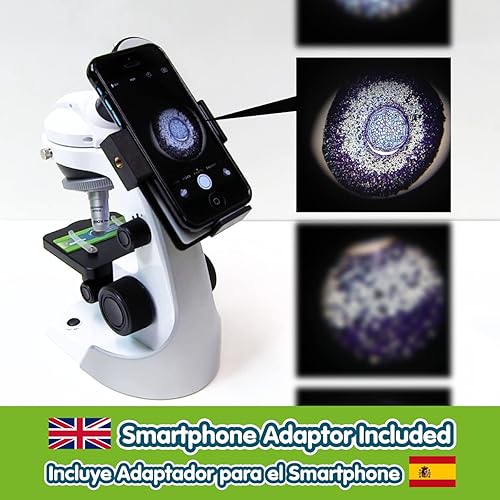 Miniatura 4 de Science4you Microscopio inteligente para niños, kit de microscopio para niños de 8 a 12 años + muestras preparadas + diapositivas de microscopio,