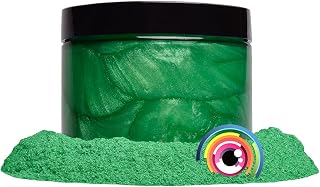 Mica Powder Pigment “Imperial Jade” (25g) Multipurpose DIY Arts and Crafts Additive | Woodworking, Natural Bath Bombs, Resin, Paint, Epoxy, Soap, Nail Polish, Lip Balm (Imperial Jade, 25G)