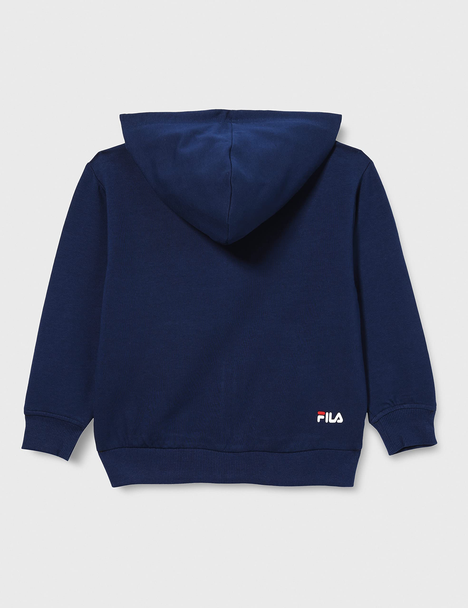 Fila Balge Classic Logo Zip Felpa Unisex-Bambini e Ragazzi