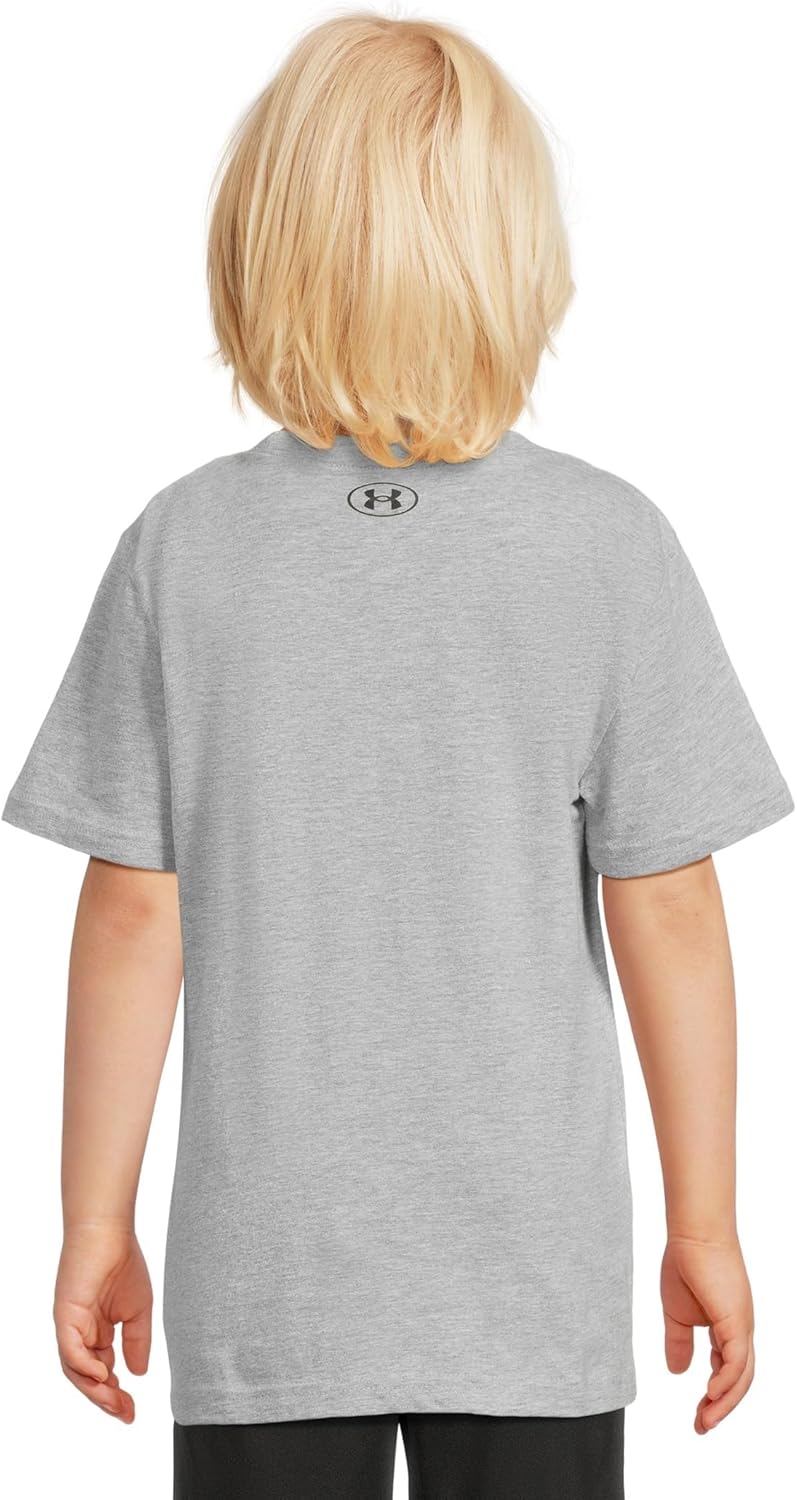 Under Armour Boys Step Up Baseball Short Sleeve (Little Kids) - Image 2